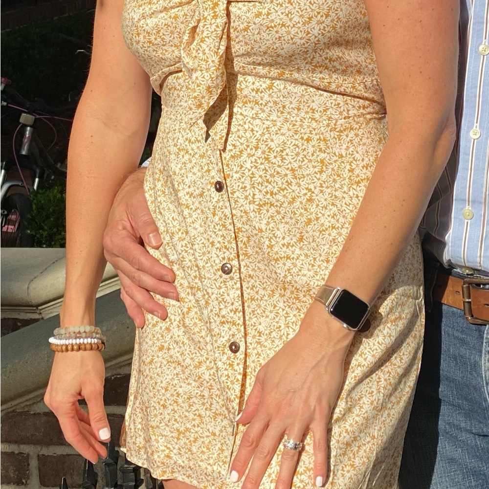 Floral Button-Down Dress